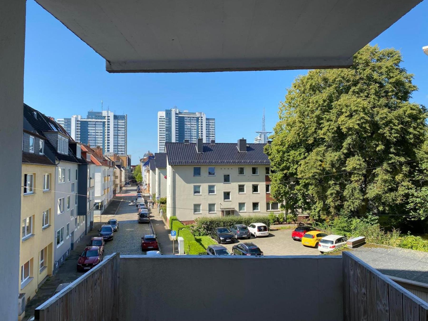 Fewo Am Deich 1 Zentral Mit Stadtblick Und Kontaktloser Check In Bremerhaven Exterior foto